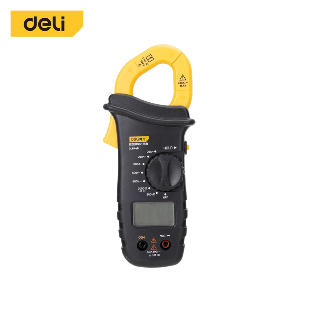 มิเตอร์วัดไฟดิจิตอล DELI DL8440-YL-01 600V_0